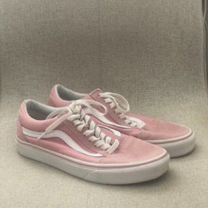 Pink suede/canvas Vans
